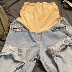 Maternity Jean capri